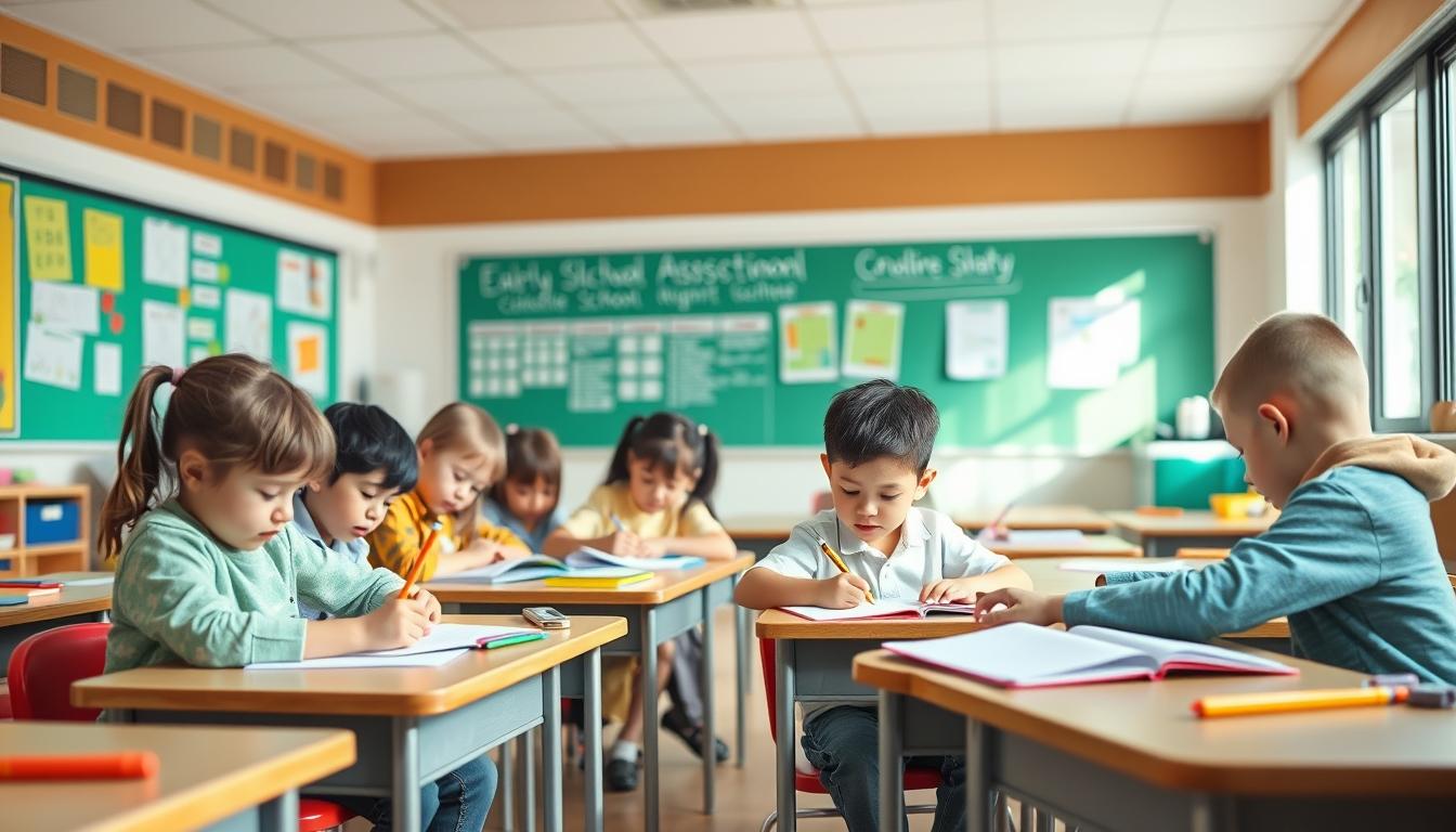 Students working in research laboratory