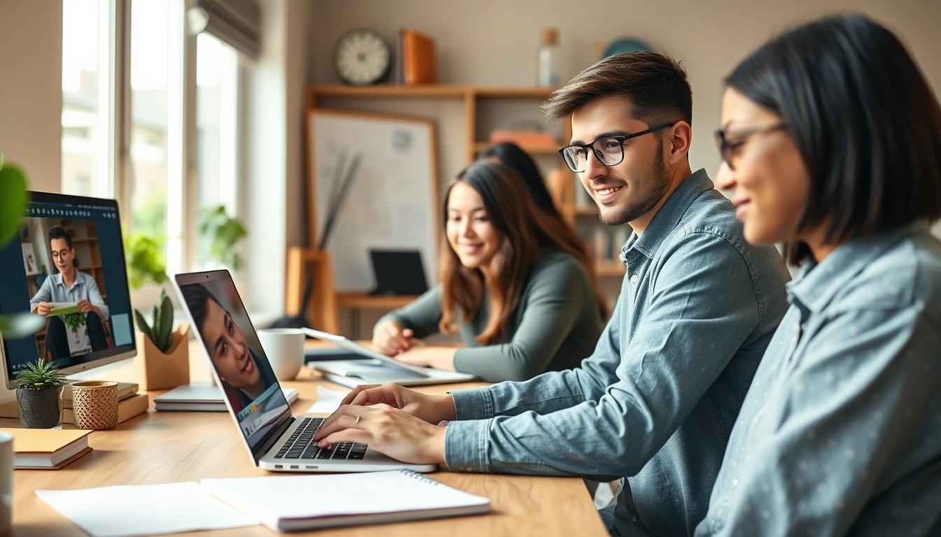 Structured study materials and learning resources on a desk